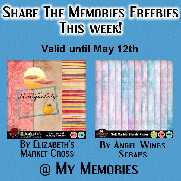 LLLCreations's tweet photo. NEW Share the Memories #FREEBIES
Valid to May 12th
Sunset Mini here: https://t.co/QTFbNe2e44
& beautiful papers here: https://t.co/QNfH8AzEsE
#scrapbooking #digitalscrapbooking #freebie #freebies #digiscrap #free #LLLCreations #scrapbook #scrapkits #MyMemoriesSuite #scrapkit https://t.co/aG5nGha2e6