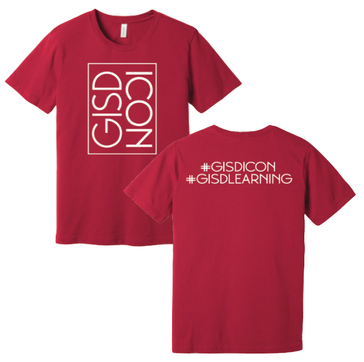DigitalGISD's tweet photo. Are you registered for #GISDicon yet? New times (8:00-12:30). Addtl featured speakers. Tons of digital SWAG. This is the training this summer that you don't want to miss! Want to present or volunteer? You'll score the 2019 #GISDicon shirt. https://t.co/BVcIyQPDH8 #gisdlearning https://t.co/xxob5J5AWh