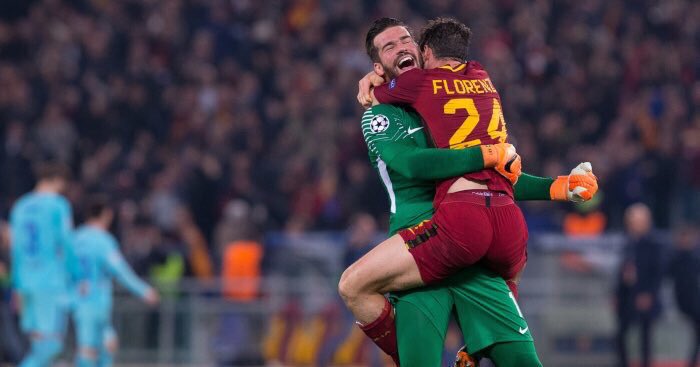 ActuFoot_'s tweet photo. Alisson Becker vient de vivre sa 2e Remontada contre le FC Barcelone en 12 mois... 😳 https://t.co/JfVnVUDRZA