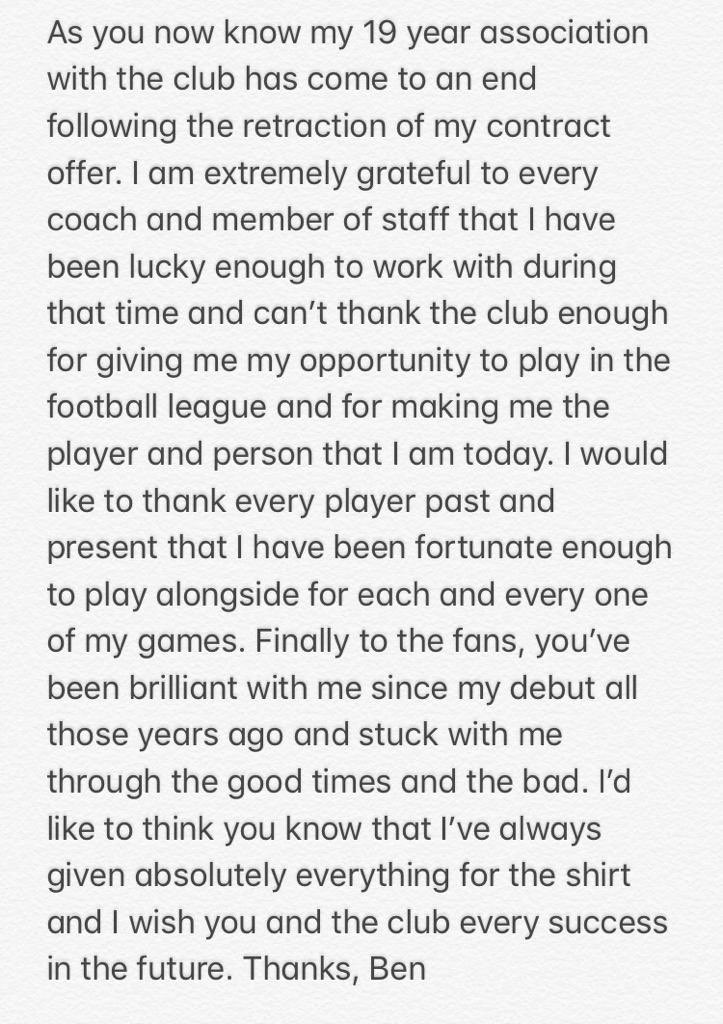 crewealexfc's tweet photo. 🤲🏼⚠️ #CreweAlex fans... A farewell message from Ben Garratt ⚽️ #OneOfOurOwn #ForeverAlex https://t.co/mQwpAOQmTV