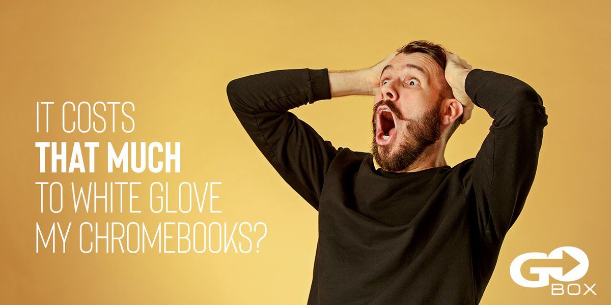 GoBoxChrome's tweet image. #StickerShock from seeing how much your #Chromebook white glove fees are? Automate your Chromebook deployments in-house with #GoBoxChrome and save thousands! Learn how easy it is at go-box.com

#K12 #edtech #gafeadmin #gafe #GSuiteEdu #ISTE19