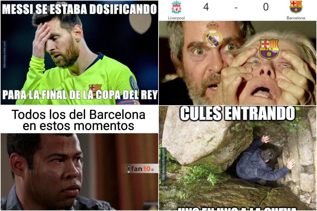 (+Memes) Los crueles memes tras eliminación del Barcelona en la Champions League