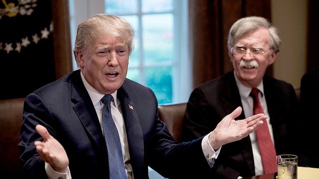 thehill's tweet photo. NEW: Trump juggles crises in Iran, North Korea and Venezuela https://t.co/neZdMMtFVd https://t.co/8VYZwFNbsm