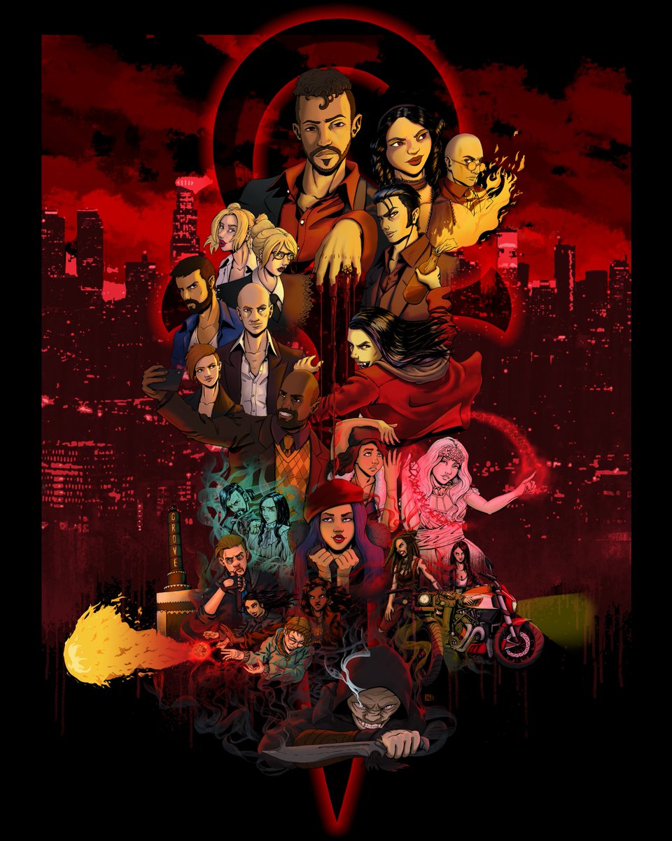 My tribute to #labynight season 2 and congrats on the upcoming season 3!! #vamily #Vampirethemasquerade 🦇 🦇