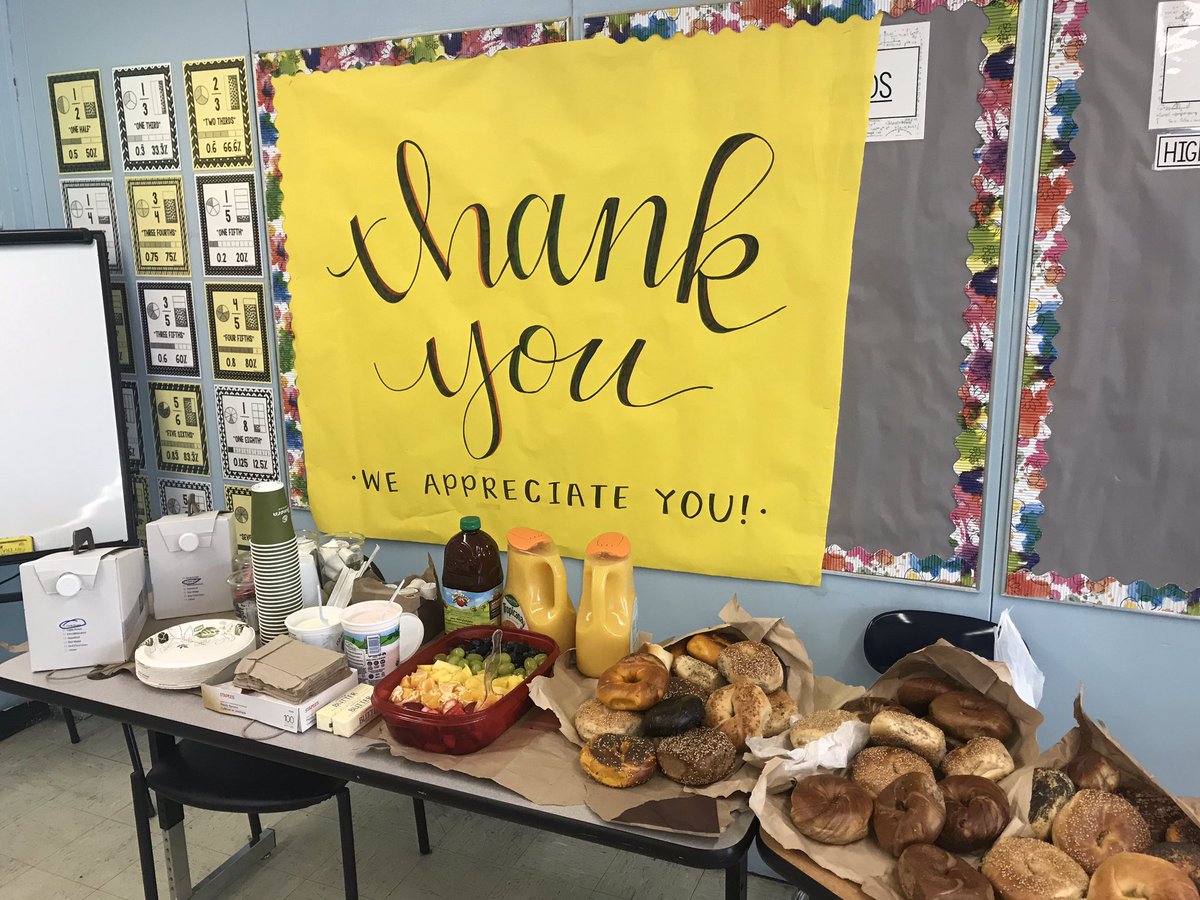 Where would we be without our dedicated and hard working teachers at LAMS? We appreciate you and all that you do everyday for our students! #ThankATeacherNYC #d19allthewayup @NYCDistrict19 @McbrydeDr @TamraCollinsD19 @MrGuidarelli @SpenceIreneK #TeachersAppreciationWeek
