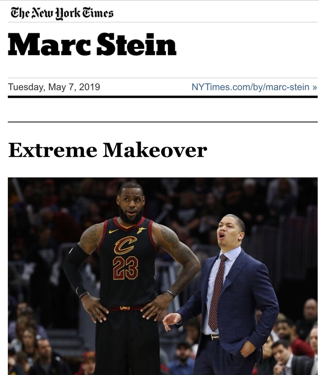 TheSteinLine's tweet photo. Freshly dispatched to inboxes worldwide: Inside the Lakers’ looming hiring of Ty Lue as LeBron’s new (and old) coach — as well as the Suns’ hiring of Monty Williams — in the latest @nytimes NBA newsletter ... https://t.co/mvsSvgTKir