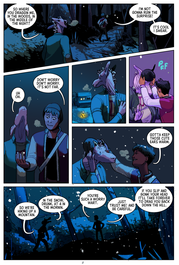 Adabear_Art's tweet photo. Welcome to the part of the chapter that I've been really excited about for months #monsterhead #webcomics https://t.co/d2APYbrZig