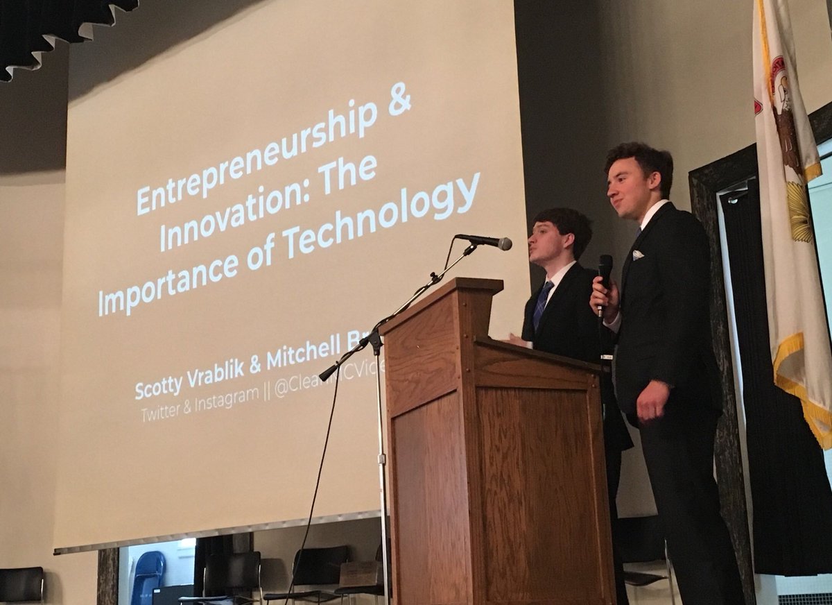 Mitchell Brown &amp; Scotty Vrablik are two of the coolest kids that will definitely inspire you! They created their own business in the 6th grade <a href="/CleanMCVideos/">Clean Minecraft Videos</a>. Technology in the classroom...inspiring students to do great things! #ILTECH2019 @loricsorenson <a href="/ICNRobin/">Robin Woodsome</a> <a href="/IllinoisDoIT/">DoIT</a>