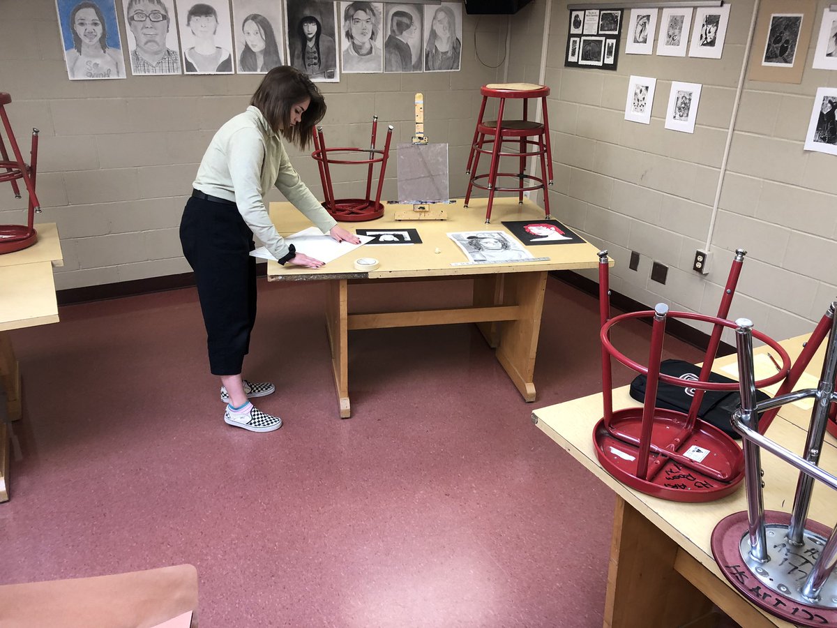 ArtInYou's tweet image. RT @ &quot;Time for final adjustments to AP Studio portfolios.  Test time!  #apstudio #mustangpride #art #department https://t.co/irIlqcyTgq&quot;