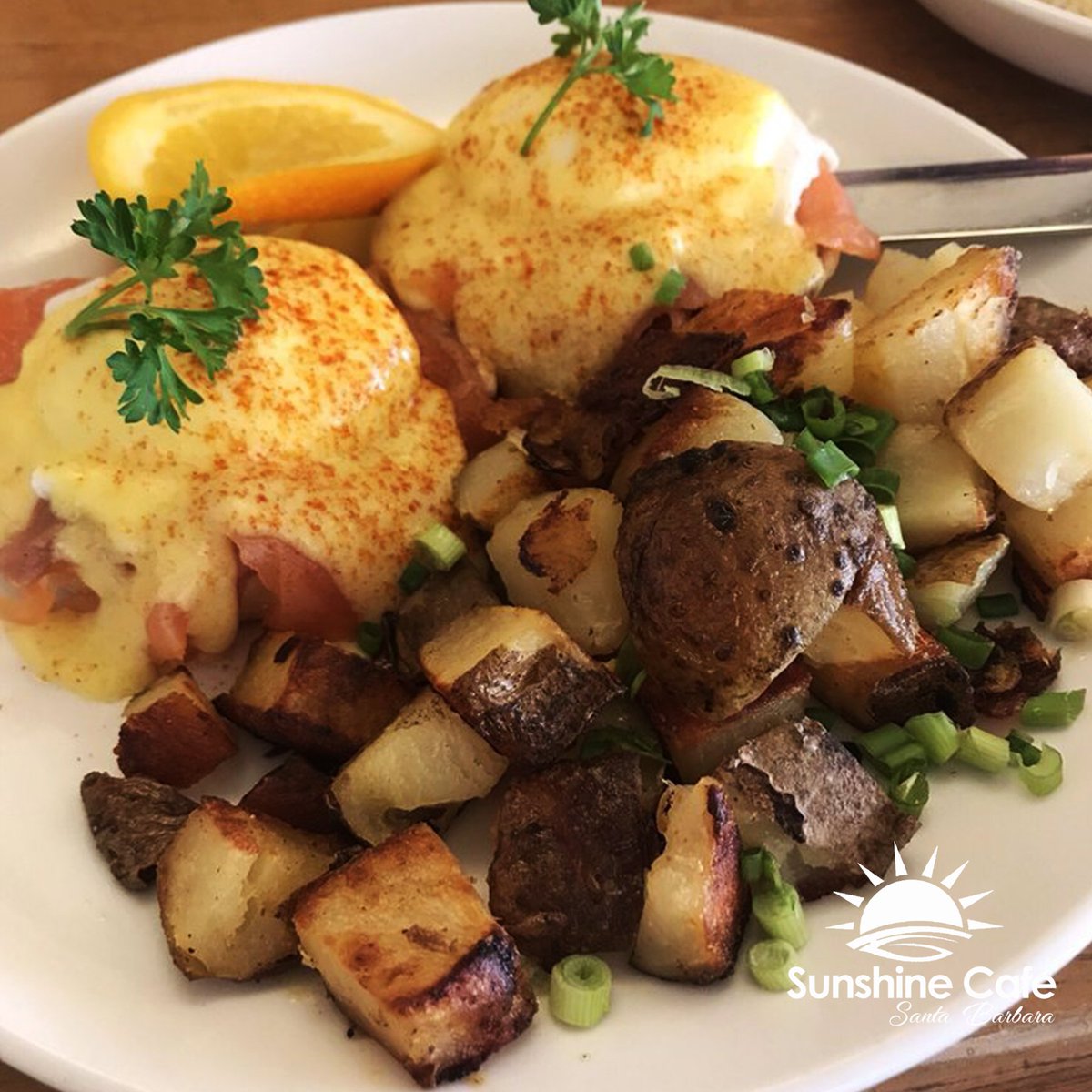 Our Smoked Salmon Benedict is a popular breakfast/ brunch item on our menu. Give it a try and see why its our favorite!😁

#SBSunshineCafe #Breakfast #Brunch #SmokedSalmonBenedict #SantaBarbara #Servingupsunshine