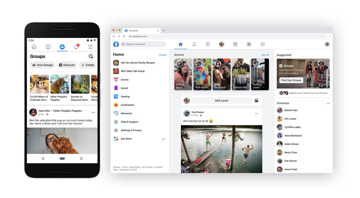 Facebook's new design looks so much simpler and less busier than the old one. Curious to see how it will be received once it's rolled out.

Thoughts?