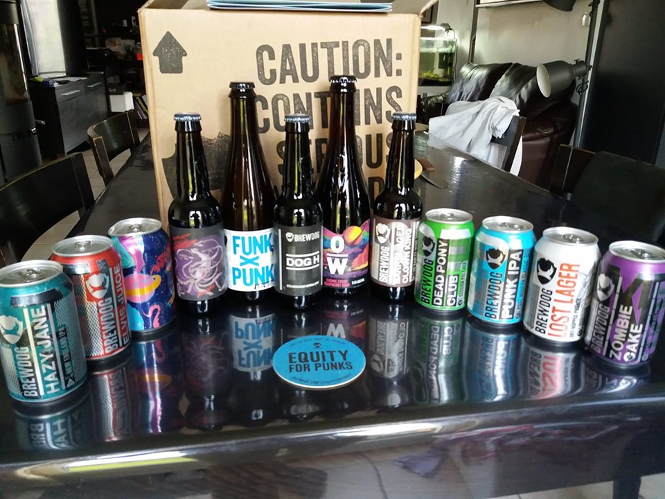 La brasserie #BREWDOG va imposer son expérience sur Bière Expérience dans les semaines et mois à venir. Merci à elle pour le colis reçu !