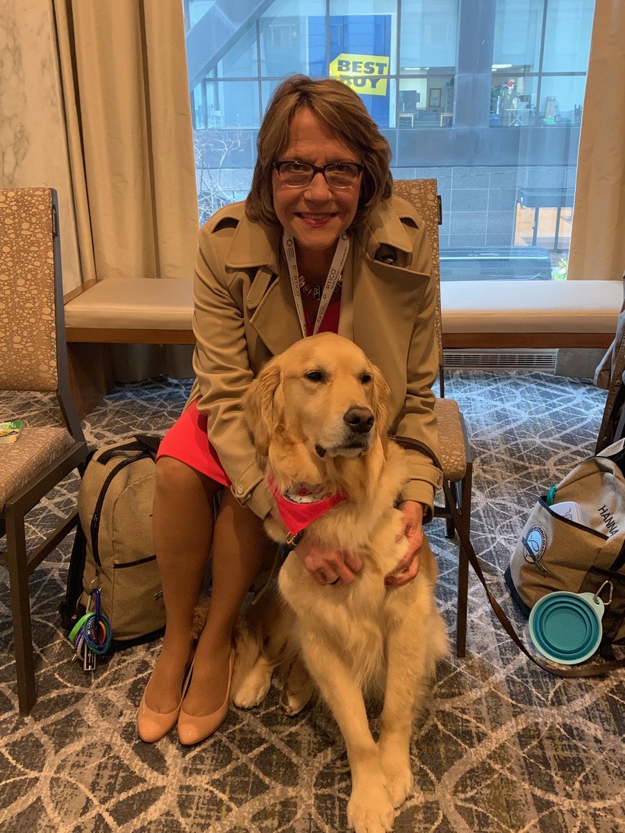 At the Lutheran Services in America Conference with Lutheran Church Charities therapy dogs! #LSA #NationalTherapyDogDay #puppylove