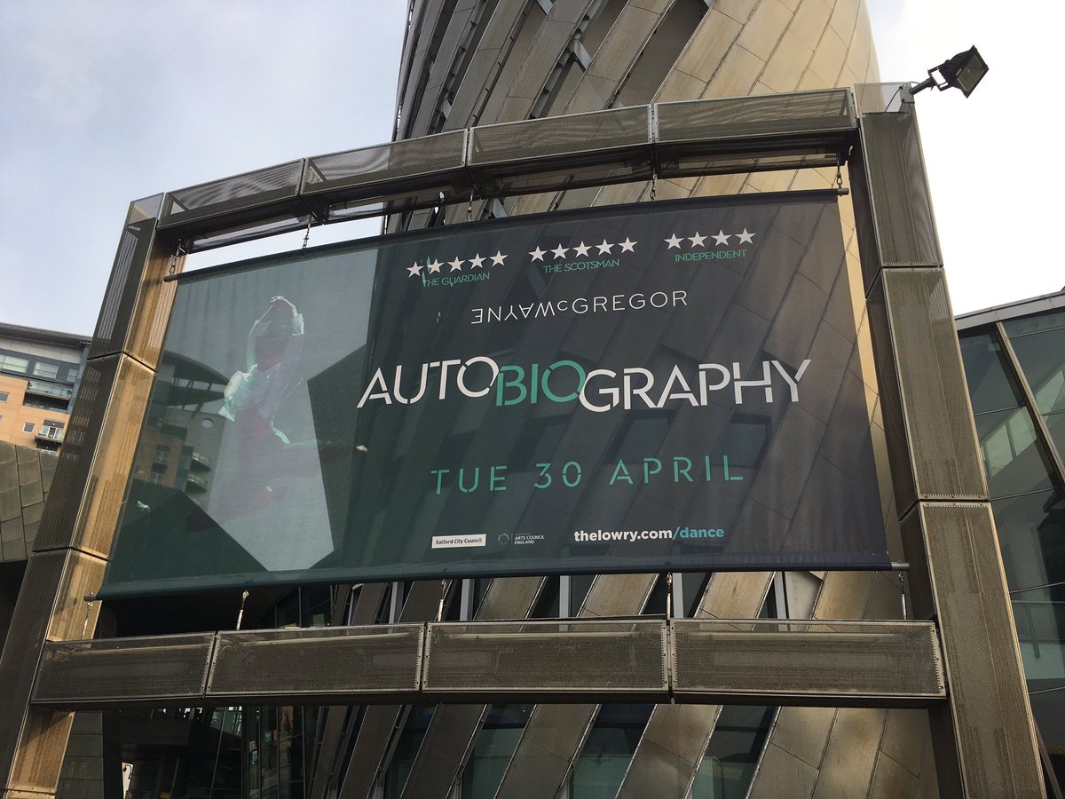 Autobiography at <a href="/The_Lowry/">Lowry</a> tonight #CompanyWayneMcGregor