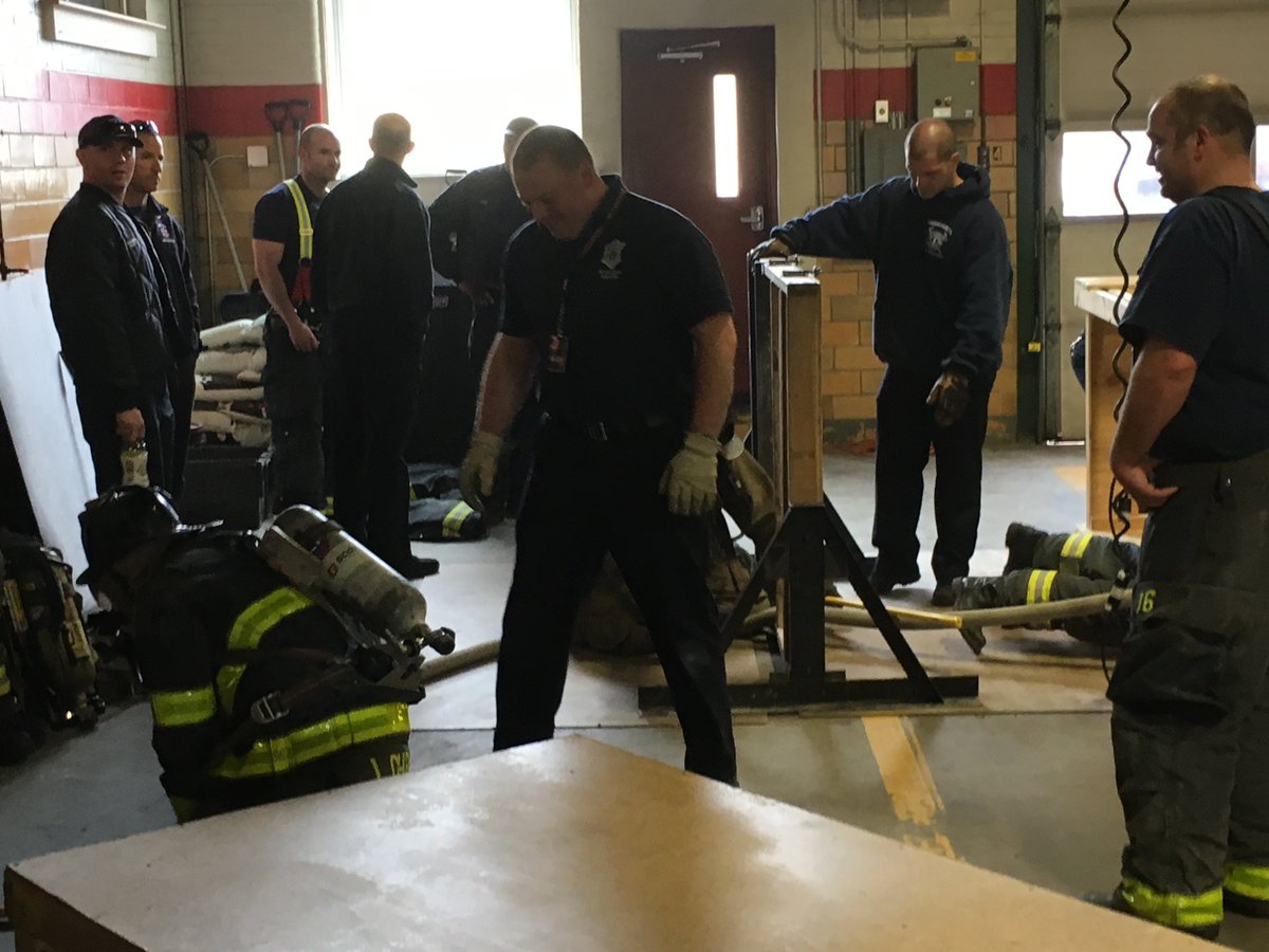 Wall breech, low profile, pack conversions, and entanglement props all coming together for the confidence drill today at Headquarters.