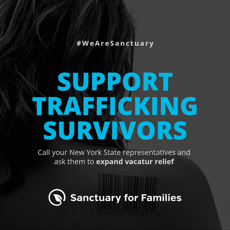 Expanding #Vacatur relief will allow survivors of human trafficking to more completely shed the burden of a criminal record imposed as a result of their victimization. <a href="/NYSA_Majority/">NY Assembly Majority</a> and <a href="/NYSenate/">New York State Senate</a> must pass A.982 / S.3181 NOW! #WeAreSanctuary <a href="/sffny/">Sanctuary for Families</a>