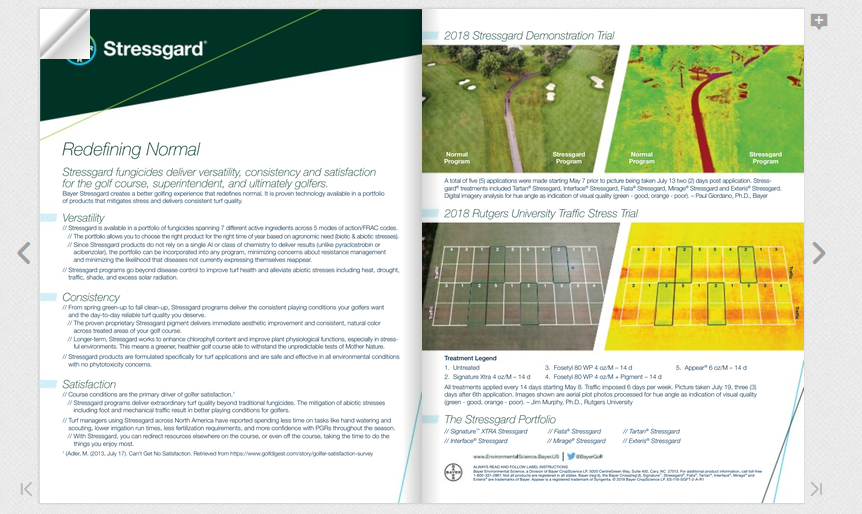 EnvuGolfUS's tweet image. The Bayer #GolfSolutions Guide helps you identify and alleviate critical turf issues all‐season long. Here&apos;s how: ow.ly/YtL130ohGbU