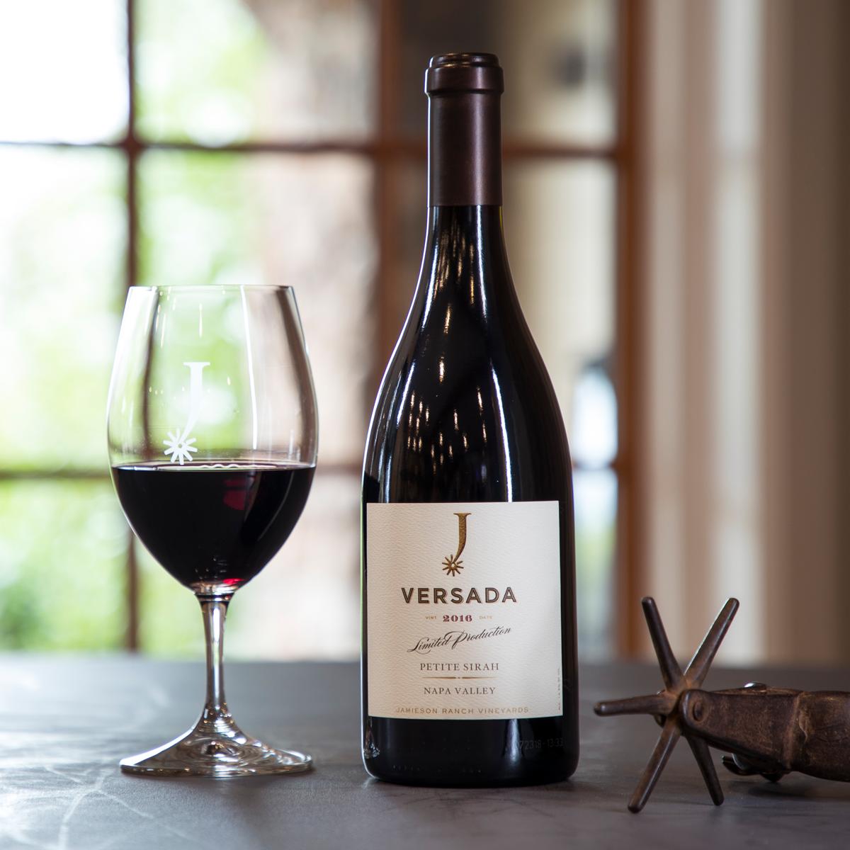 Petite Sirah earned its name from its small sized berries, but don't be fooled, this fruit packs bold flavor. Awarded 91 points by Robert Parker, our '16 Versada is made with 100% Petite Sirah from the Napa Valley and is rich, velvety and intensely smooth from start to finish.
