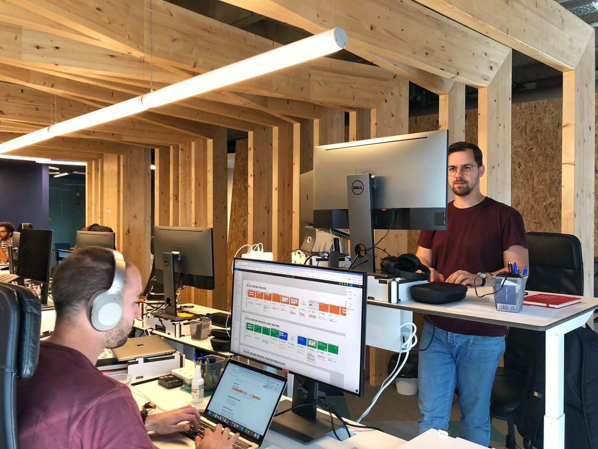xMoney_com's tweet photo. We've been busy these past few weeks! We thought we'd take you into the #UTRUST office to give you a few snapshots of what's been going on. Our heads are down and working hard.

You'll know why soon. Keep an eye on out for big news 😉

#Blockchain #Crypto #Fintech #StartupCulture https://t.co/QhLzJaOdqA