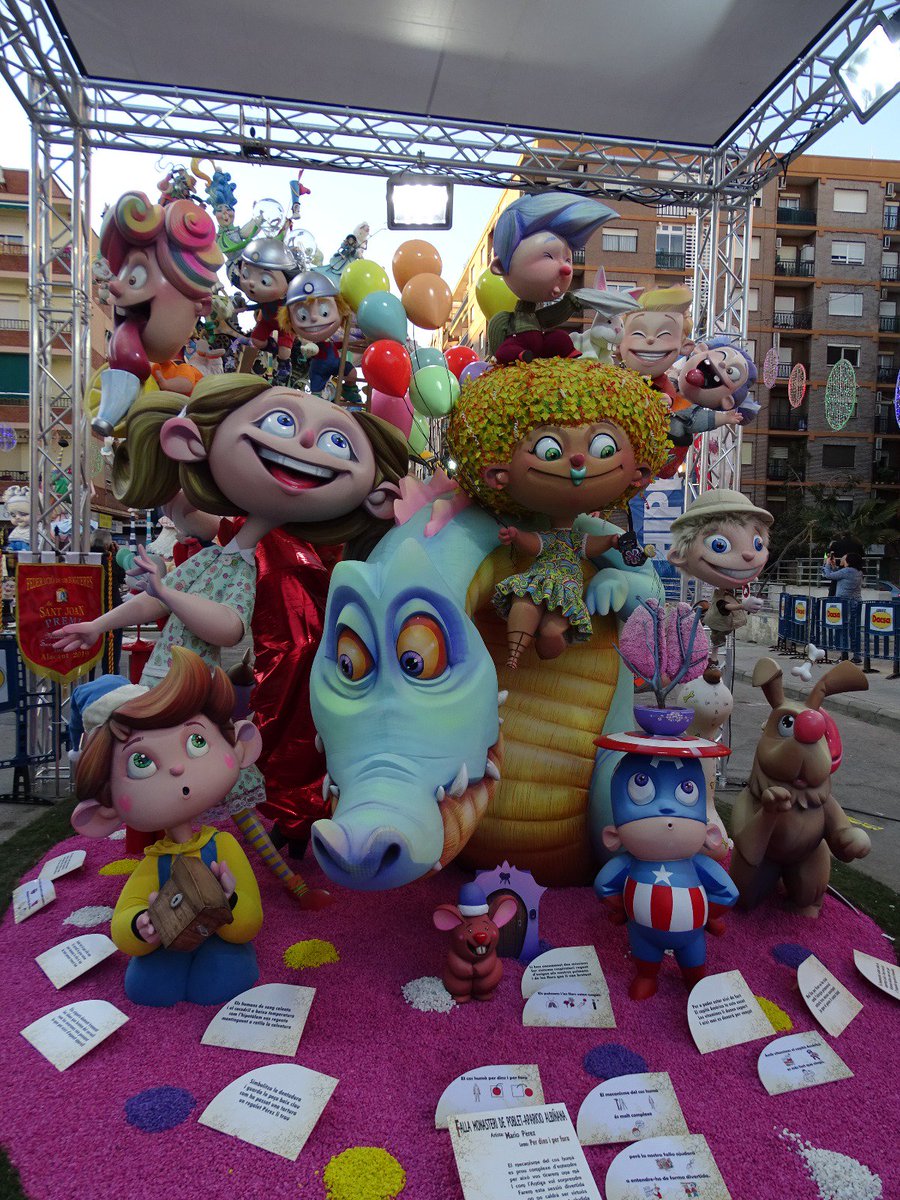 🥇Primer Premi, Secció 3 Infantil.
🎨Mario Pérez per a <a href="/FallaLantiga/">Falla L'Antiga</a> 
Enhorabona! #GalaArtistas19