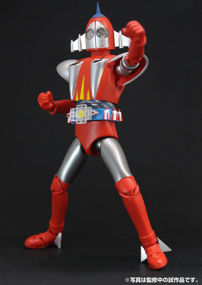 hobbylink's tweet photo. #Skyzel and #Grounzel, the two robotic brothers from #SpaceIronmenKyodyne, get a fantastic #HAF (Hero Action Figure) release from #EvolutionToy! Order them today! #tokusatsu https://t.co/LJaWhQQA3E https://t.co/fCYGYdbh3N