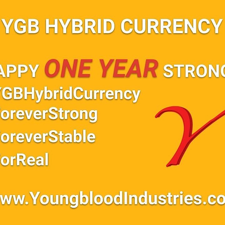DarleneDixon57's tweet photo. YGB Hybrid Currency celebrates ONE year! Still going strong! #YGBHybridCurrency #OneYearGoingStrong #ForeverStrong #ForeverStable #ForReal #SmallScaleMiners #24KGold #Affixed
https://t.co/9wQ09LS5Dp https://t.co/8ANUfIwwYB