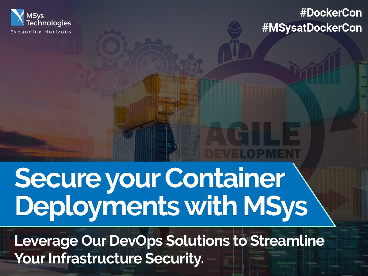 AziroTech's tweet image. #DockerCon #DockerCon2019 #Docker #container #ITsec #MSysatDockerCon