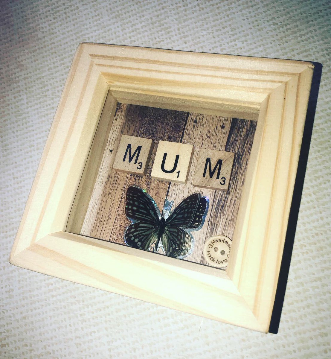 crafts_mc's tweet image. Mini box frames are great for a lovely gift, available at Joys Card Cabin as of Thursday... if you would like to reserve let me know as they sell out quick! #boxframe #miniframe #mum #nan #ocd #scrabble #handmadewithlove @JulieMcAdam35