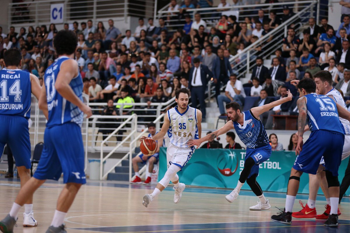 TB2L Play-Off semi-finals Merkezefendi Belediyesi, defeated Erzurum BŞB Gençlik 76-56 in the series went ahead 1-0!