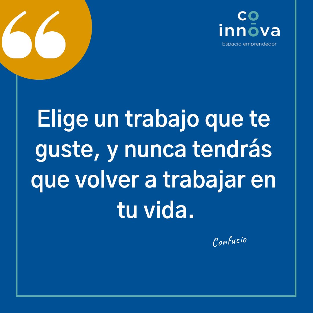 Mañana se celebra el día del #trabajador y por eso les compartimos esta #frase que representa a toda la comunidad de #coworkers de <a href="/coinnova_ok/">Co-innova Espacio Emprendedor</a> 💪 #makeitco #coinnova #coworking #quotes #work #motivationalquotes #martes #martesdemotivacion