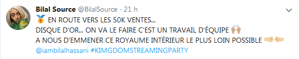 padanlarue2's tweet photo. @iambilalhassani On en est où au niveau du disque d'or Bilal ? https://t.co/ZEO1K0rYJ1