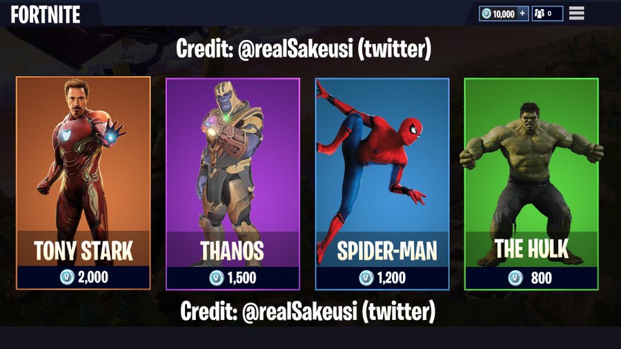 FNConcepts's tweet image. Avenger Item Shop Concept! #Fortnite

👍Or👎
#FortniteXAvengers 
(by @realSakeusi)