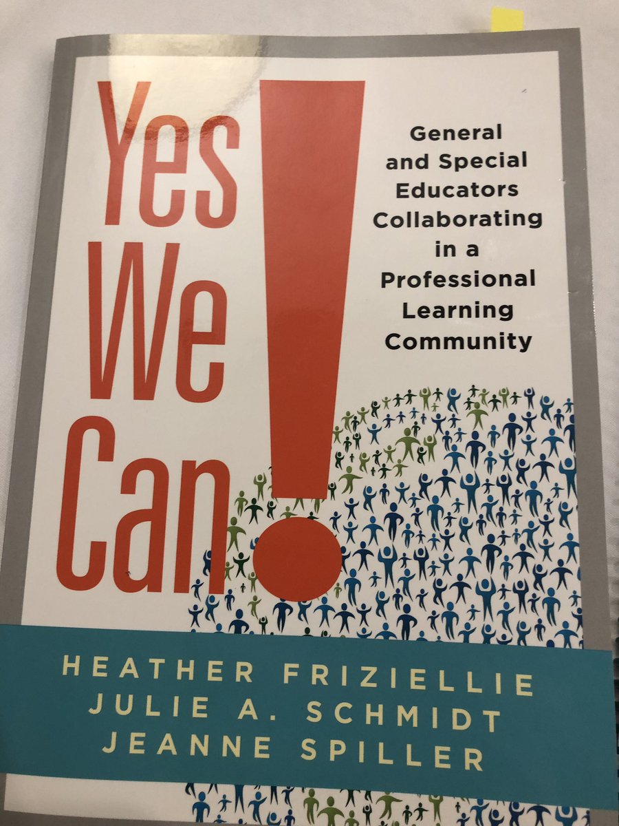 baseballzawacki's tweet photo. Thank you to @heatherlfriz @kildeer96 @jeeneemarie for a great experience at the Yes We Can Conference. A great opportunity to improve Special Education Outcomes as well as learning for ALL! Improve your PLC'S instantly by attending and reading. #stworkshops #AllTrulyMeansAll https://t.co/qvUCrE9TST