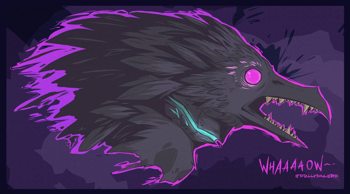 TotallySoulbird's tweet photo. A bit of fanart of Shrowd from @PlayDauntless . I forgot how much fun the Binary pen is on SAI. #Dauntless #Shrowd https://t.co/kDlGrpnl2d