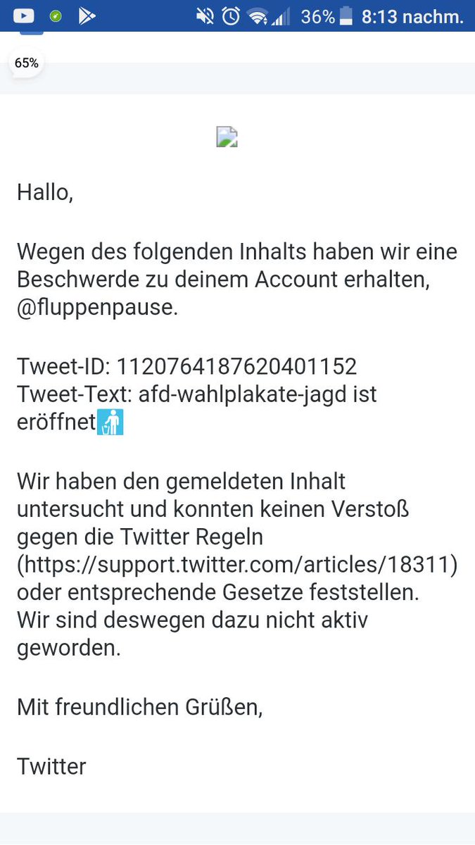 da bin ich der afd wohl auf den sack gegangen😂😂