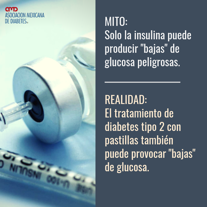Un desajuste entre la dosis de insulina o algunos fármacos, la ingesta de alimentos y el ejercicio pueden provocar una disminución de glucosa (hipoglucemia) #AMDiabetesCobtigo