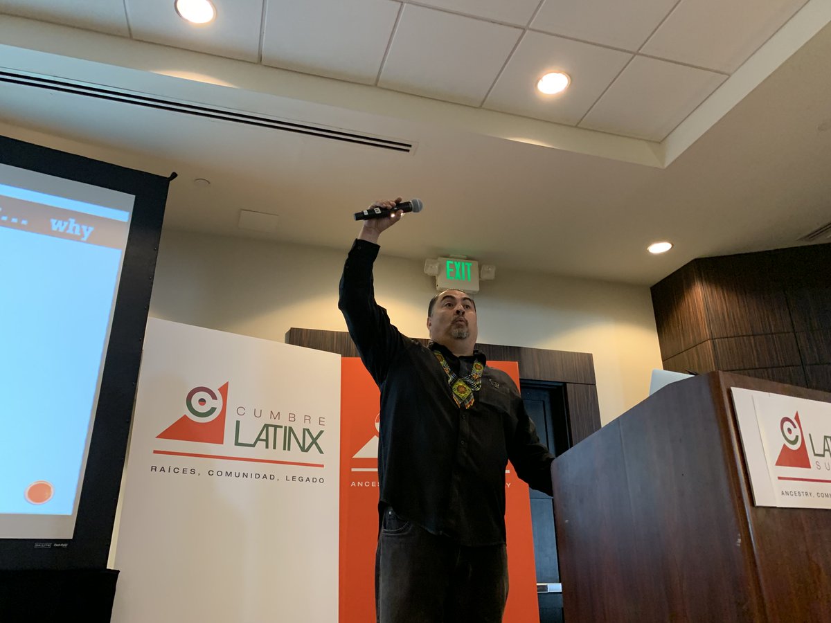 luis_versalles's tweet photo. I've heard much said about intergenerational trauma, but at #CCLatinxSummit my brother @teolol reminded us to develop a practice of inviting in and hearing the intergenerational medicine and wisdom of our ancestors! One of the most powerful spaces of my life. #buildingforeternity https://t.co/zyxX1hvhmL
