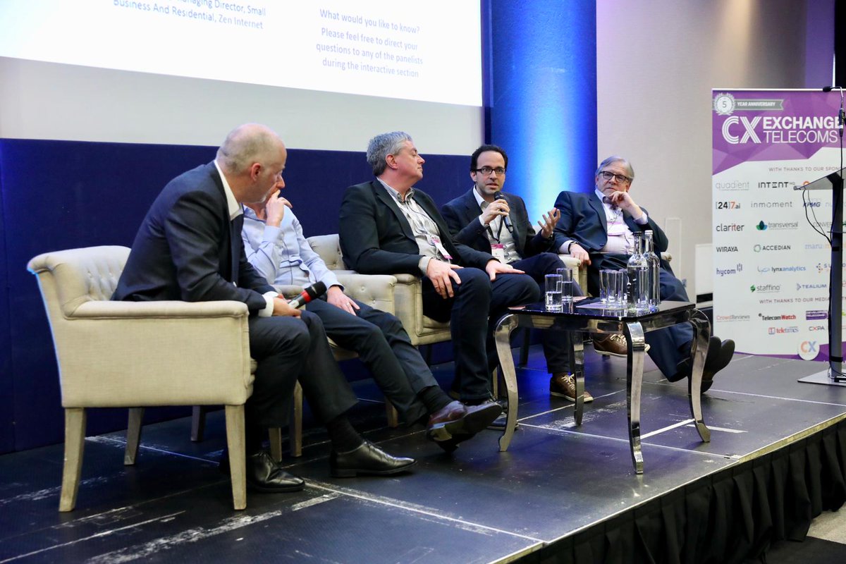 The C-Suite Panel Discussion at the #CCExchangeTelco is on Cultural Transformation from the top down.

Thank you to our c-suite pannelists from <a href="/phonecoop/">Graham Thompson</a>, <a href="/TalkTalk/">TalkTalk</a>, <a href="/giffgaff/">giffgaff</a> and <a href="/zeninternet/">Zen Internet</a>. And Thank you to Owen CX Group Inc. for facilitating the panel!