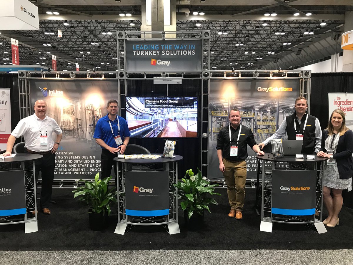 lifeatgray's tweet image. It’s a great day at ⁦@petfoodindustry⁩ #PetfoodForum in Kansas City! Stop by Booth #1513 to chat with us, ⁦@InlineEngineers⁩ and #GraySolutions to hear how we can exceed the needs of your next pet food #manufacturing facility. #KeepBuilding