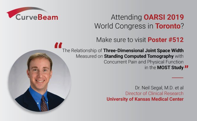 CurveBeamAI's tweet photo. Click the link below to download the poster titled, "The Relationship of Three-Dimensional Joint Space Width Measured on Standing Computed Tomography with Concurrent Pain and Physical Function in the MOST Study", which will be on display at OARSI 2019

https://t.co/aG4xhkOnmm https://t.co/ccg4pebrS0