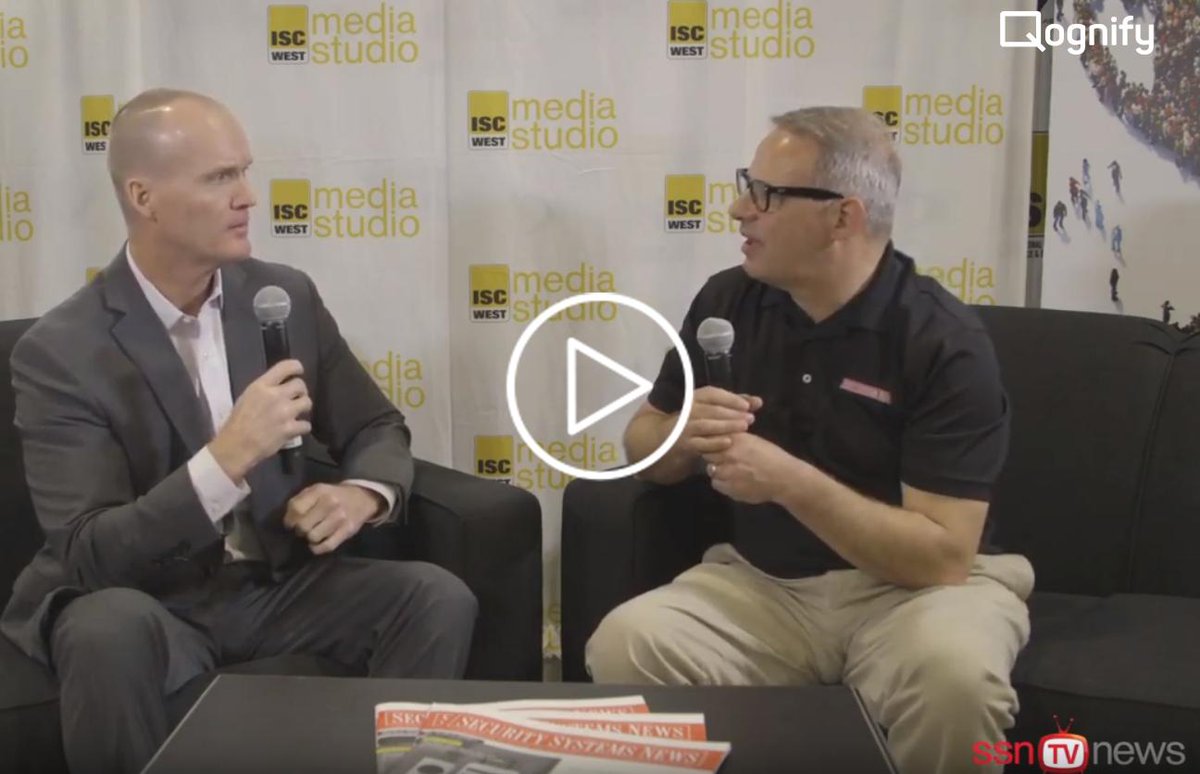 @Qognify’s VP of Sales - Key Accounts, Marc Whalen, speaks to Security Systems News about #Qognify’s unique position in the market and expanded portfolio of physical security and enterprise incident management solutions. Click here to watch the interview:  youtube.com/watch?v=pZRi1D…