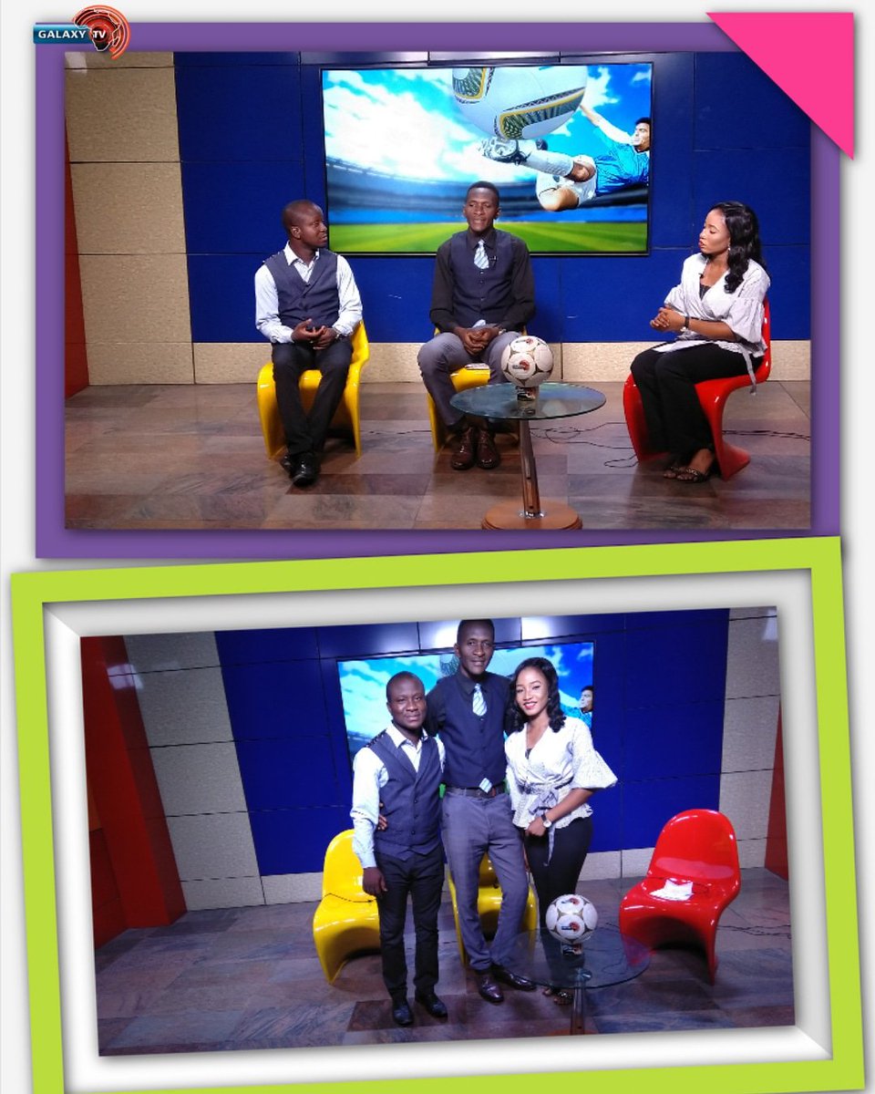 galaxytv's tweet photo. We had an amazing time today on #Sportedge with @DICESD4
Guests
@ibrozano and @enitanoba
Tune in tomorrow at 1:30pm for another amazing episode
Dstv Ch 258
Gotv Ch 99
Livestream https://t.co/sL8yTz5ONb
And on our Mobile App https://t.co/ETs2LlvYGz