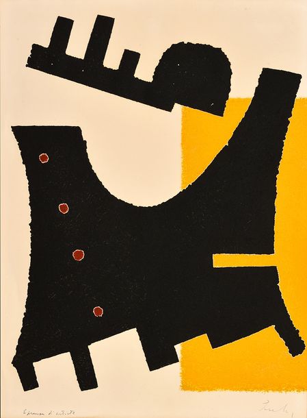 artycoons's tweet image. Et les deux derniers lots de la partie 06, Cuenca de Mariëtte Linders et une lithographie sans titre de Berto Lardera sont adjugées à 150 et 60 euros

#venteauxencheres @artycoons #MillonBelgique #Artcontemporain
 @drouot live