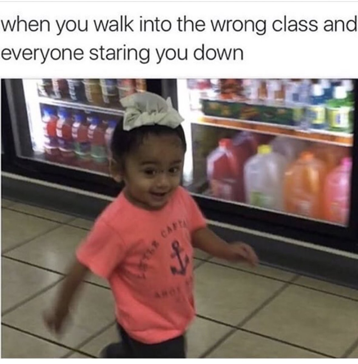 Jaskiraaatt's tweet photo. How first day of college went down.. https://t.co/TILyCSsaUe