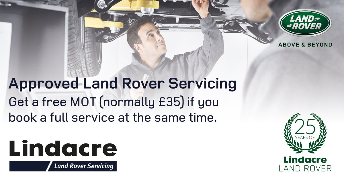 Lindacre's tweet image. Special offer! We're currently offering a free MOT when you book your Land Rover service with us. Give us a call to get booked in: 01473 461751

#Lindacre #LandRover #service #MOT #specialoffer #Ipswich