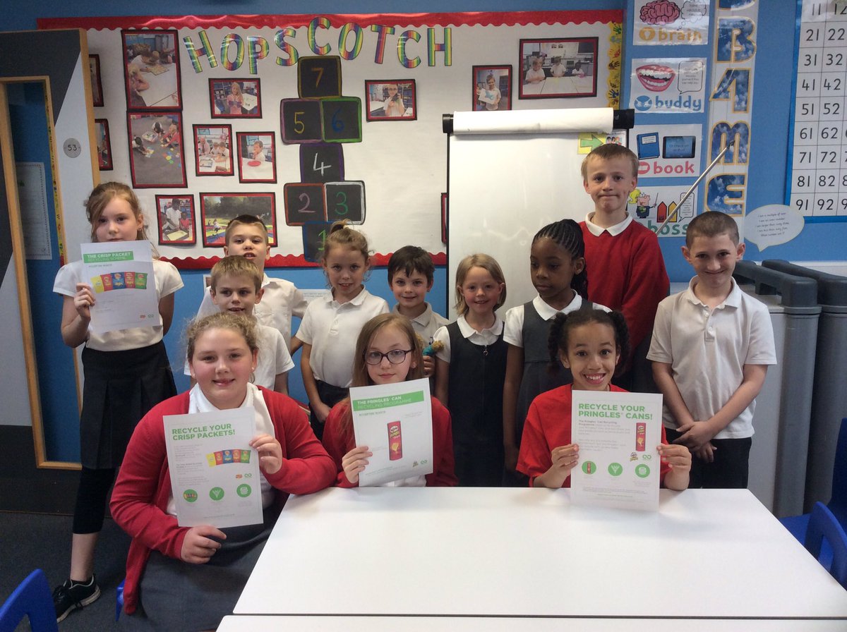 MrsBrockJLPS's tweet photo. Our eco-warriors are excited to tell you that we will soon be recycling crisp packets in school! They have ordered some bins today to go in the hall and are looking forward to beginning this project. https://t.co/BgdFk7Obpl