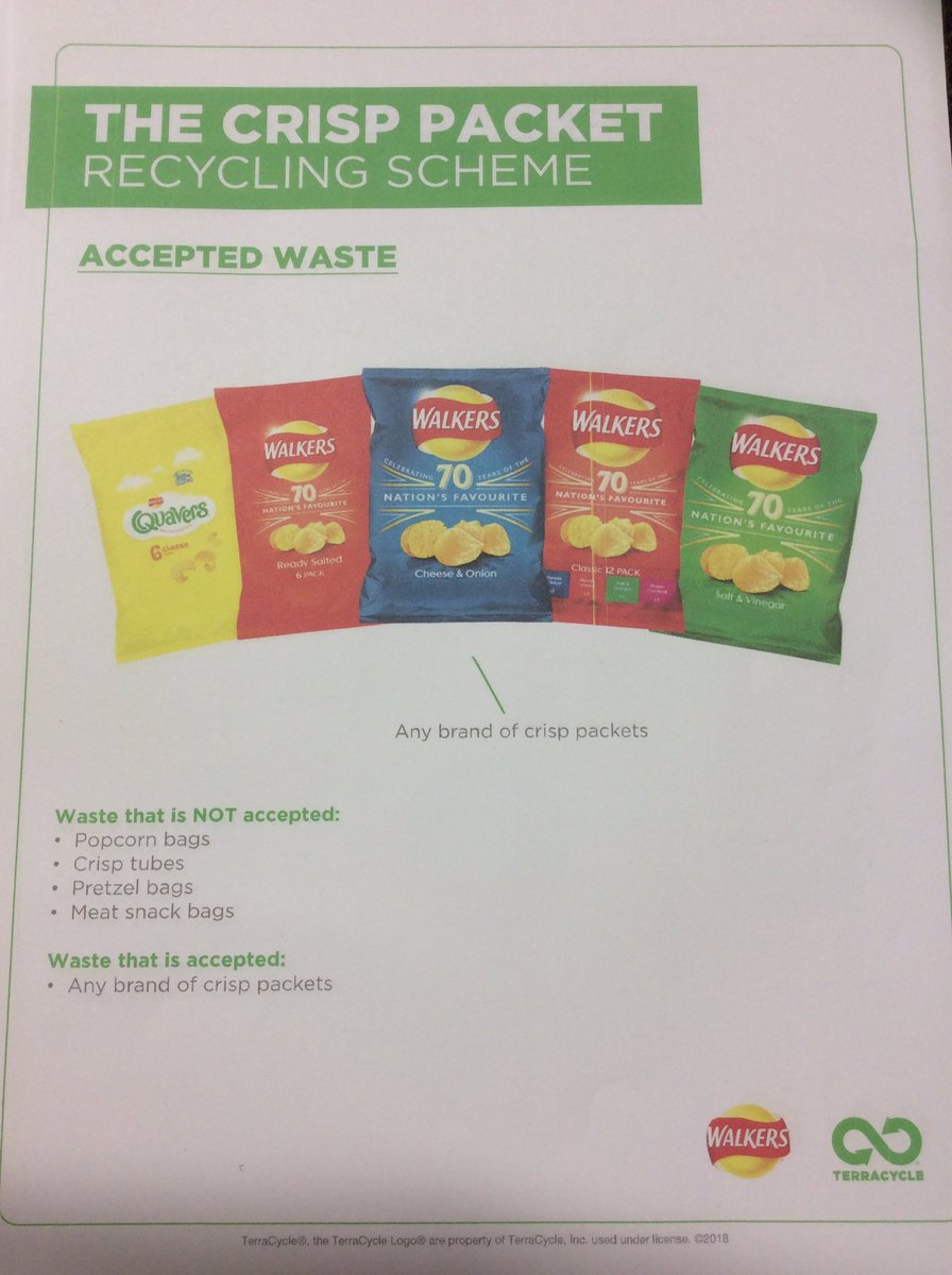 MrsBrockJLPS's tweet photo. Our eco-warriors are excited to tell you that we will soon be recycling crisp packets in school! They have ordered some bins today to go in the hall and are looking forward to beginning this project. https://t.co/BgdFk7Obpl