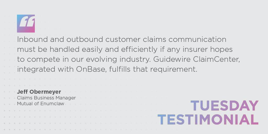 Our #TuesdayTestimonial comes from Jeff Obermeyer.