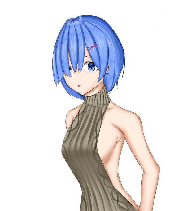 童貞を殺すセーターを着るレム
#リゼロ 