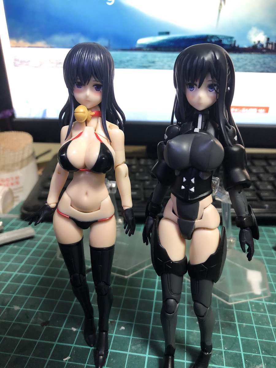 やしき 自家製深沙希とmuscutoさん製のツーショット 髪の細やかな造形は本当に見習いたい 朱羅顔ベースのmuscutoさん製の深沙希は楓さん顔ベースに比べて小顔なので大人びて見えてよりアダルティーな感じです やしき 自家製深沙希とmuscutoさん製のツーショット 髪の細やかな造形は本当に見習いたい 朱羅顔ベースのmuscutoさん製の深沙希は楓さん顔ベースに比べて小顔なので大人びて見えてよりアダルティーな感じです